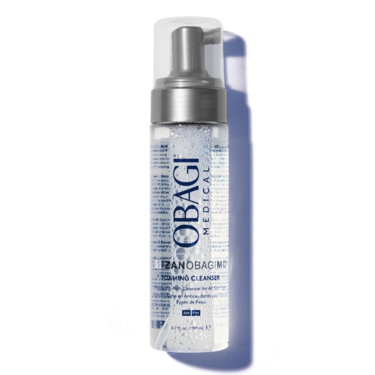 Obagi medical cleanser bottle on a white background